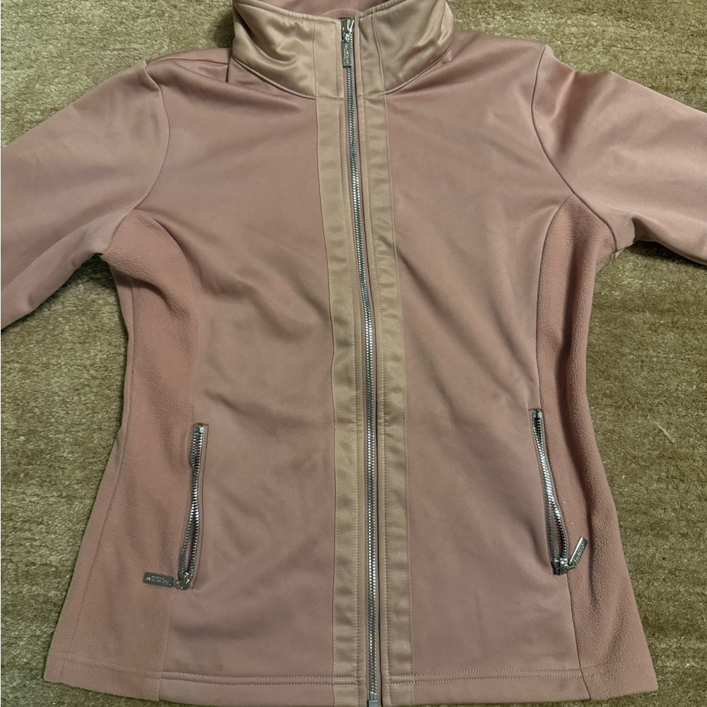 Brand New Pink Equestrian Stockholm Fleece Jacket - Picture 3 of 3